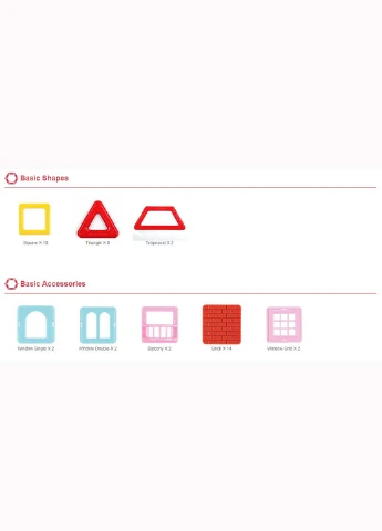 Конструктор Magformers Набор для строительства 50 элементов (158428488)