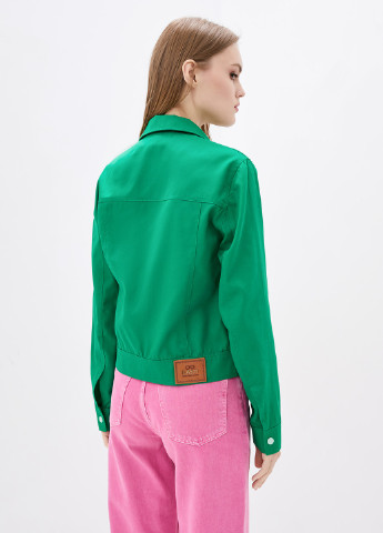Зелена літня джинсова куртка жіноча літня зелена Dasti Denim Urban