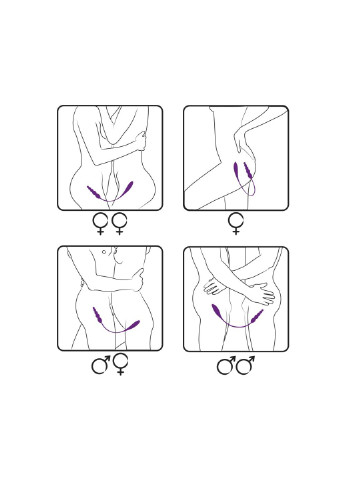 Вибратор двусторонний AD-2X с пультом LRS Adrien Lastic (254551088)