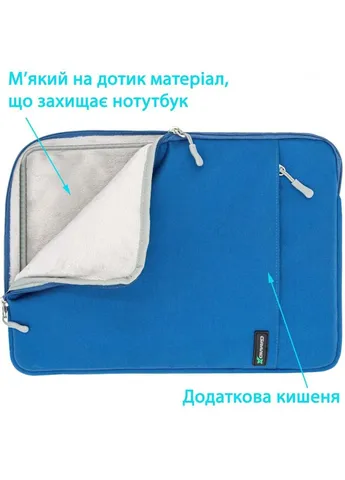 Чехол для ноутбука 15.6'' Blue (SL-15B) Grand-X (251881330)