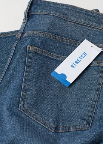 Синие демисезонные джинсы H&M