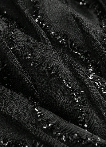 Чорна вечірня сукня кльош, сукня-сорочка SHEIN однотонна