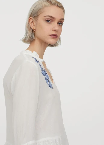 Біла блуза H&M