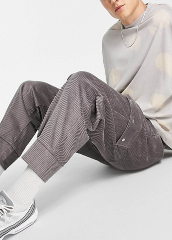 Серые кэжуал демисезонные джоггеры брюки Asos