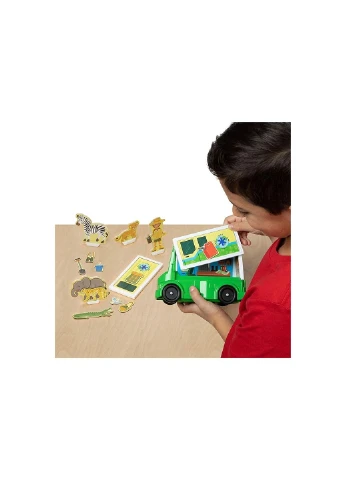 Ігровий набір магнітний Сафарі – рятувальна машина (MD30666) Melissa&Doug (254065554)