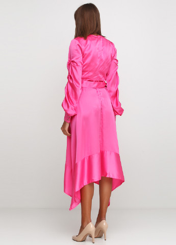 Розовое кэжуал платье Allyson однотонное