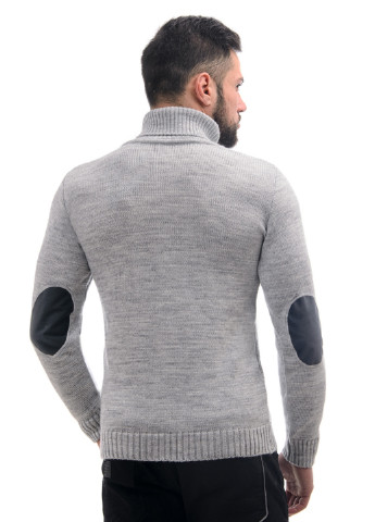 Светло-серый демисезонный свитер SVTR