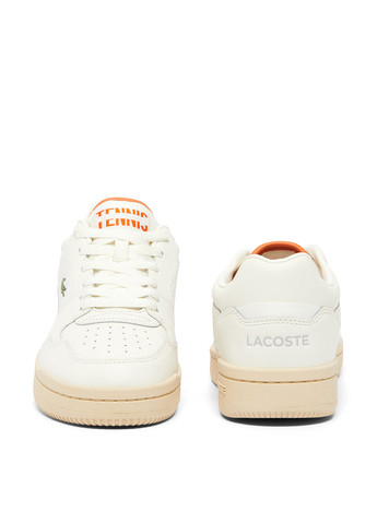 Белые демисезонные кроссовки Lacoste Linedrive