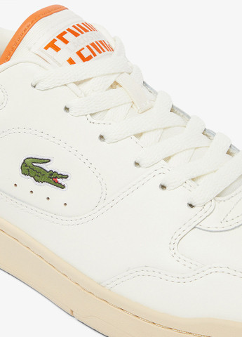 Белые демисезонные кроссовки Lacoste Linedrive