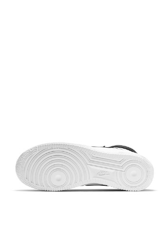 Белые демисезонные кроссовки Nike Air Force 1 High '07 White Black