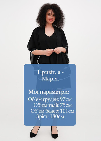 Черное вечернее платье а-силуэт Vicolo однотонное