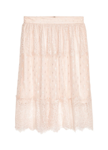Светло-розовая кэжуал юбка H&M