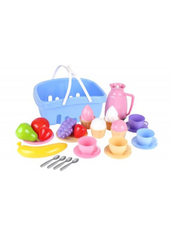 Дитячий кухонний набір посуду з продуктами Технок T-7242 ТехноК (254703077)