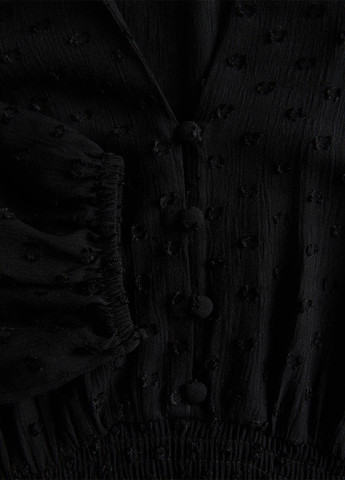 Черное кэжуал платье клеш Reserved однотонное