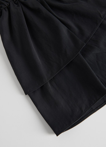 Чорна кежуал сукня кльош Reserved однотонна