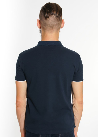 Темно-синяя футболка-поло для мужчин Bonavita с логотипом