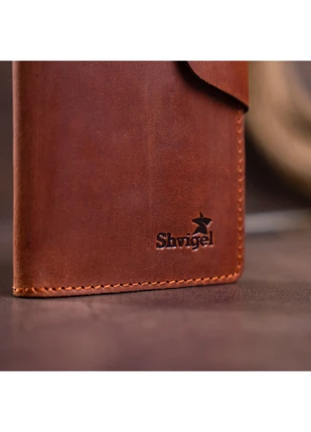 Чоловік шкіряний гаманець 18х8,5х1 см Shvigel (229460021)