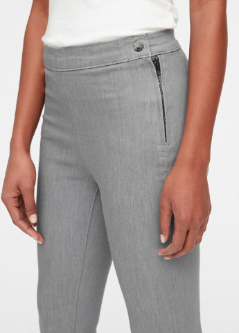 Серые демисезонные скинни джинсы Gap