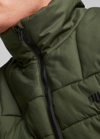 Оливковая (хаки) демисезонная куртка 84934931 Puma Ess+ Padded Jacket