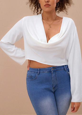 Біла блуза SHEIN