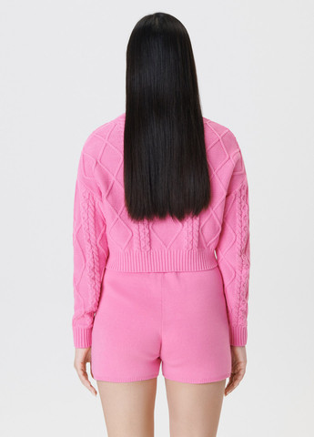 Розовый демисезонный комплект (джемпер, шорти) Sinsay