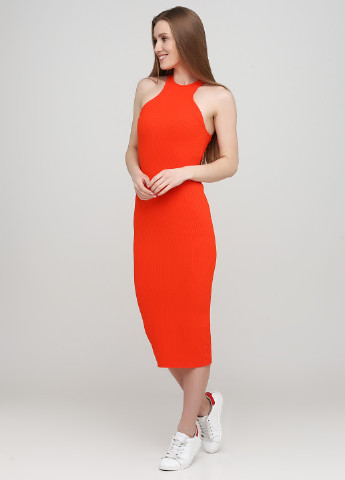Яскраво-червона кежуал плаття, сукня футляр H&M однотонна