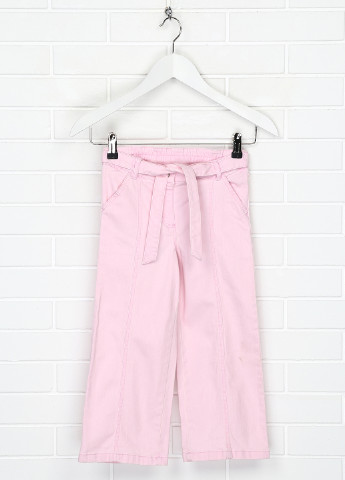 Светло-розовые кэжуал летние прямые брюки C&A