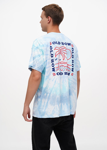 Голубая футболка Colortone