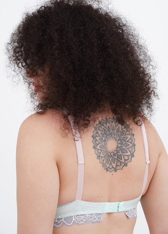 Комбинированный балконет бюстгальтер Sambario с косточками полиамид