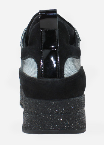 Чорні осінні кросівки rw560 чорний-срібло Wings