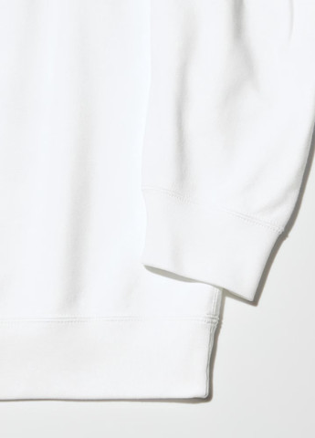 Білий світшот Uniqlo малюнок вишивка (327231653)