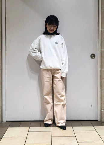 Білий світшот Uniqlo малюнок вишивка (327231653)