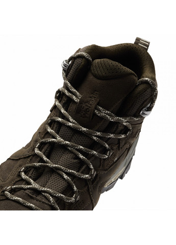 Коричневые осенние ботинки хайкеры Jack Wolfskin