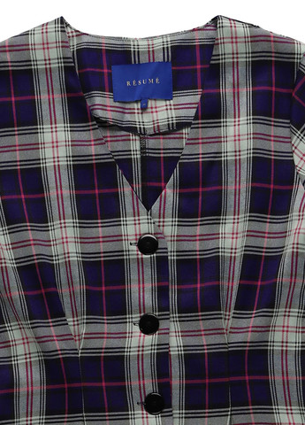 Комбінована кежуал сукня Resume в клітинку