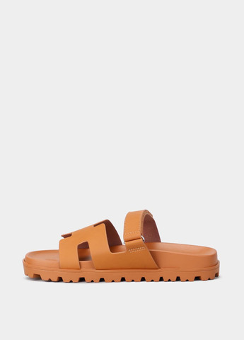 Коричневые шлепанцы Braska