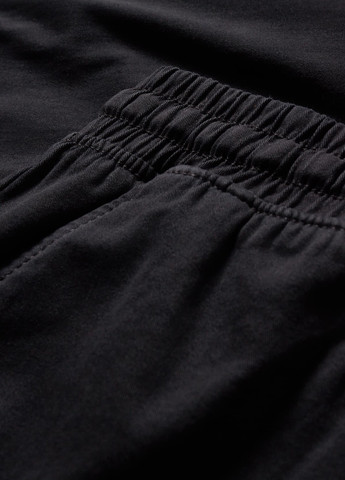 Черные кэжуал демисезонные карго, джоггеры, укороченные брюки C&A