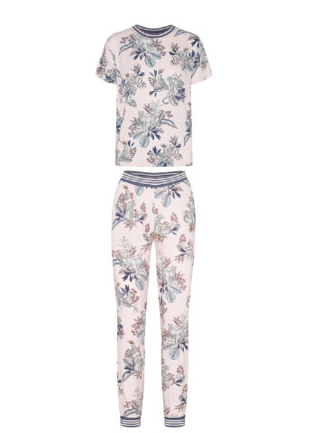 Светло-розовый демисезонный комплект (футболка, брюки) Esotiq