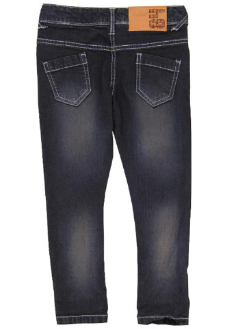 Черные демисезонные зауженные джинсы Boboli