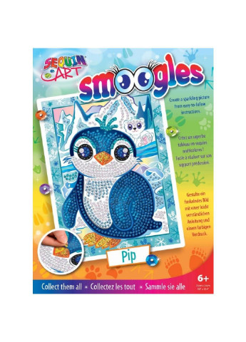 Набор для творчества SMOOGLES Пингвин (SA1817) Sequin Art (254066095)