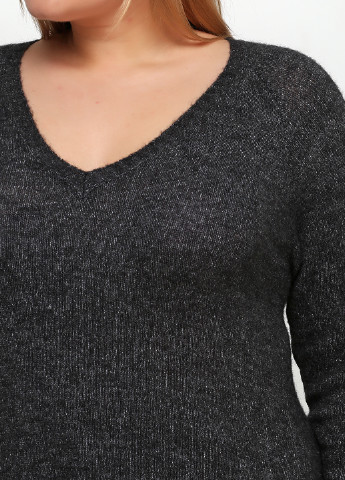 Темно-серый демисезонный пуловер пуловер BRANDTEX COPENHAGEN