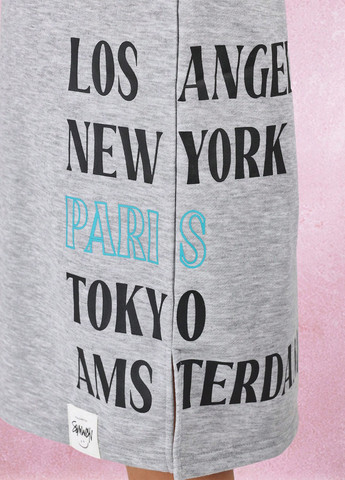 Светло-серое платье SHEIN (365438105)