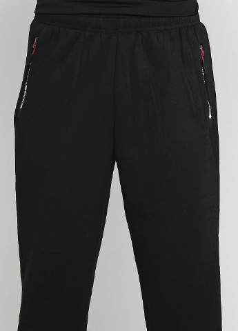 Черные спортивные зимние прямые брюки Tovta