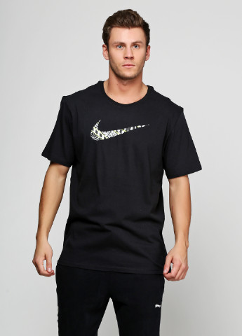 Черная футболка с коротким рукавом Nike