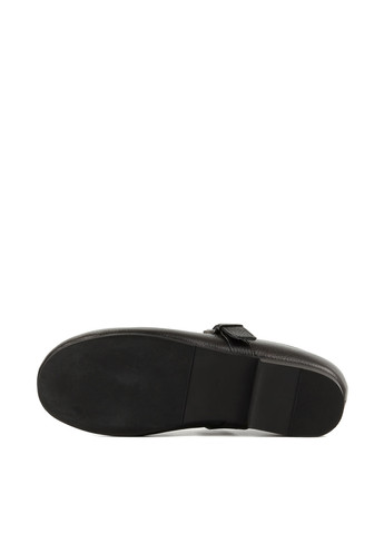 Жіночі балетки Le'BERDES | чорні однотонні натуральна шкіра (306953936)