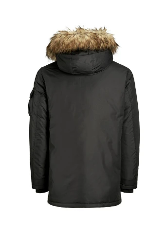 Чорна демісезонна куртка Jack & Jones
