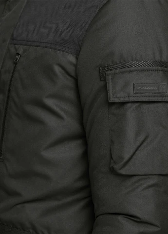 Чорна демісезонна куртка Jack & Jones
