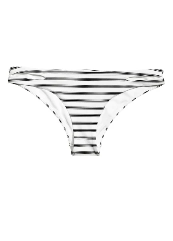Черно-белые купальные трусики-плавки в полоску H&M
