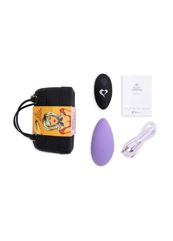 Вібратор в трусики Panty Vibrator Purple з пультом дистанційного керування, 6 режимів робо FeelzToys (254734280)