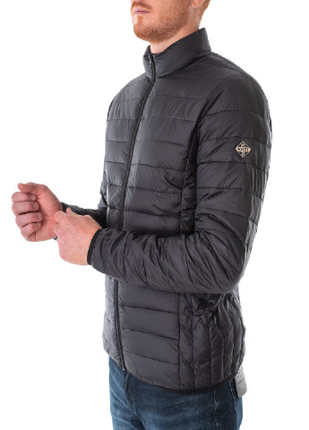 Черная демисезонная куртка Schott