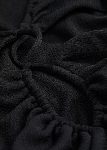 Чорна кежуал сукня H&M однотонна